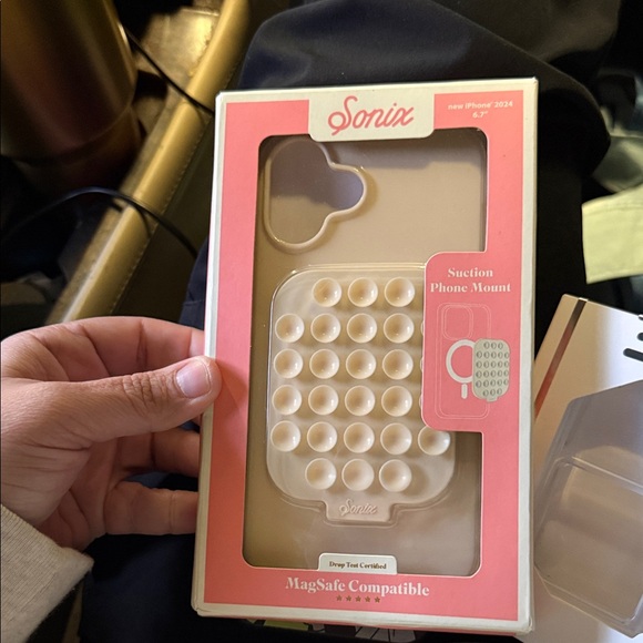 Sonix Other - Sonix Beige Suction iPhone 16 PLUS Mount - MagSafe Compatible
